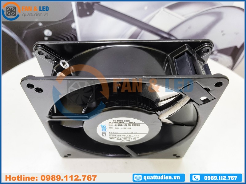 Quạt EBMPAPST 5656S, 230VAC, 135x135x38mm Quạt EBMPAPST 5656S, 230VAC, 135x135x38mm