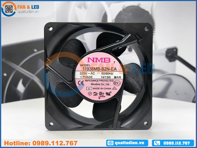 Quạt NMB 11938MB-B2N-EA, 220VAC, 120x120x38mm