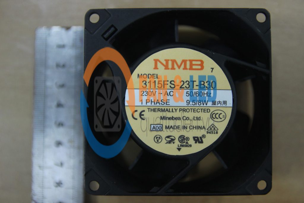 Quạt NMB 3115FS-23T-B30, 230VAC, 80x80x38mm