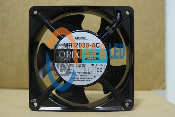 Quạt ORIX MR12038-AC, 220-230AC, 120x120x38mm