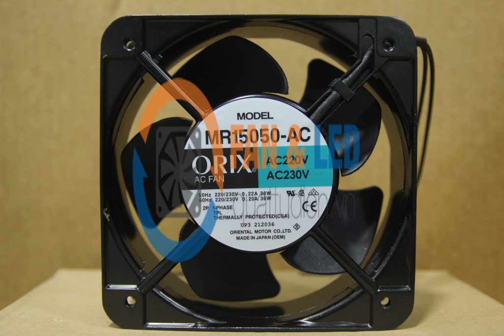 Quạt ORIX MR15050-AC, 220-230VAC, 150x150x50mm