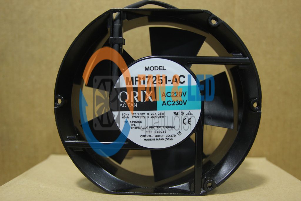 Quạt ORIX MR17251-AC, 220-230VAC, 172x150x51mm