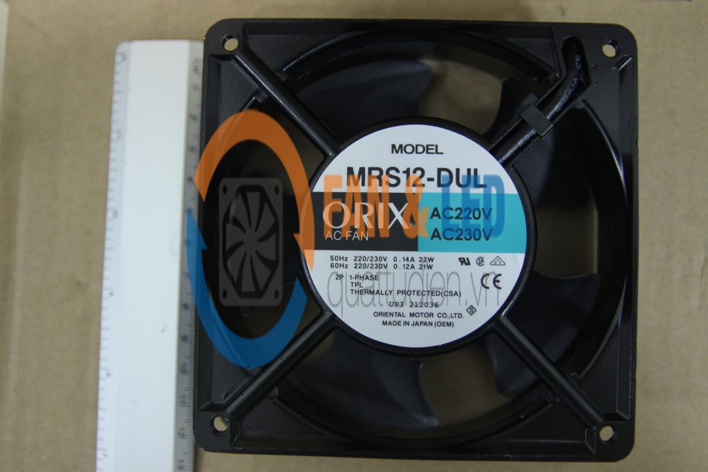 Quạt ORIX MRS12-DUL, 220-230AC, 120x120x38mm