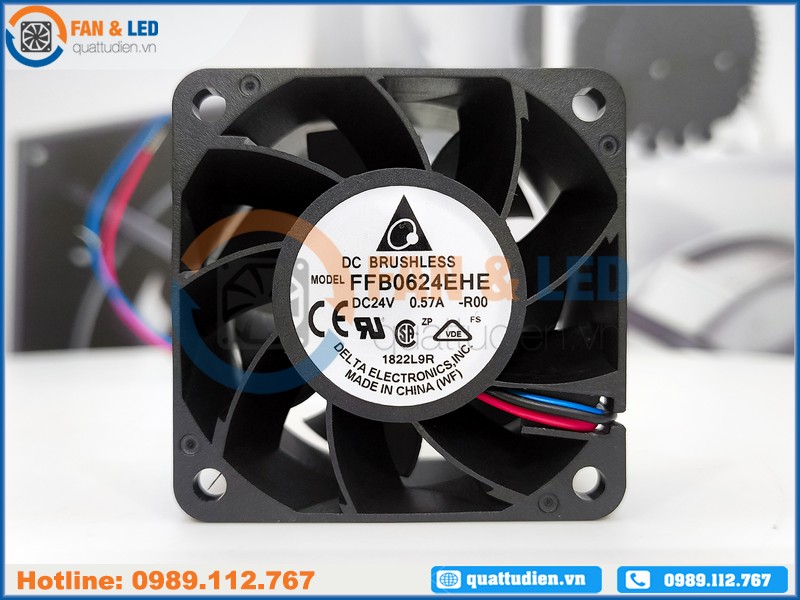 Quạt DELTA FFB0624EHE, 24VDC, 60x60x38mm