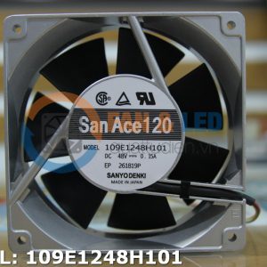 Quạt SANYO DENKI 109E1248H101, 48VDC, 120x120x38mm