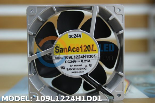 Quạt SANYO DENKI 109L1224H1D01, 24VDC, 120x120x38mm