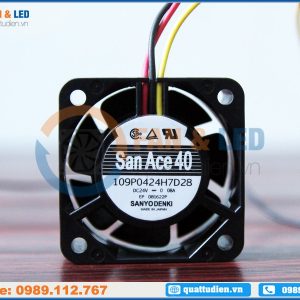 Quạt SANYO DENKI 109P0424H7D28, 24VDC, 40x40x15mm