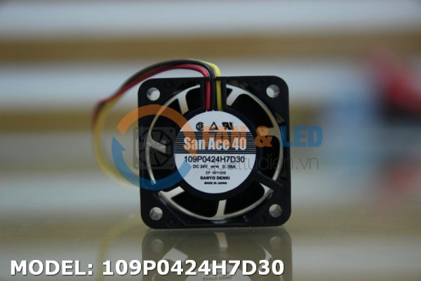 Quạt SANYO DENKI 109P0424H7D30, 24VDC, 40x40x15mm