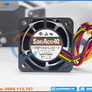 Quạt SANYO DENKI 109P0424J3013, 24VDC, 40x40x28mm
