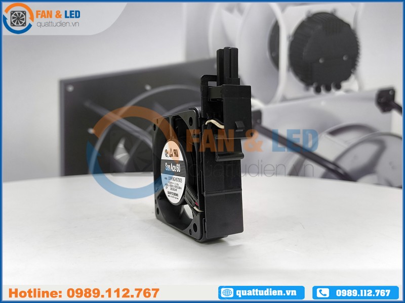 Quạt SANYO DENKI 109P0624S7D03, 24VDC, 60x60x15mm Quạt SANYO DENKI 109P0624S7D03, 24VDC, 60x60x15mm