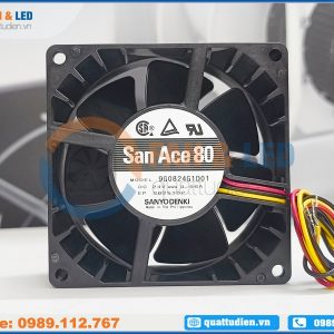Quạt SANYO DENKI 9G0824G1D01, 24VDC, 80x80x38mm