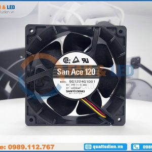 Quạt SANYO DENKI 9G1224G1D01, 24VDC, 120x120x38mm