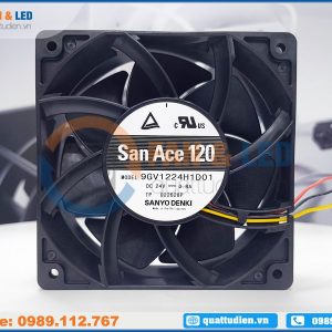 Quạt SANYO DENKI 9GV1224H1D01, 24VDC, 120x120x38mm