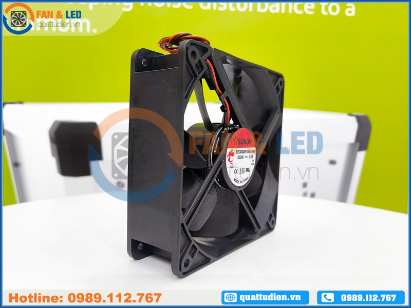 Quạt SUNON EEC0382B1-000U-A99, 24VDC, 120x120x38mm