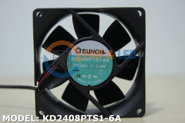 Quạt Sunon KD2408PTS1-6A, 24VDC, 80x80x25mm