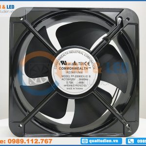 Quạt COMMONWEALTH FP-20060EX-S1 B, 110V-120VAC, 200x200x60mm