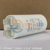 Tụ điện Dianz CBB60 2.5uF, 450VAC Giắc cắm