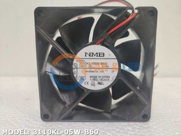 Quạt NMB 3110KL-05W-B60, 24VDC, 80x80x25mm
