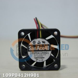 Quạt SANYO DENKI 109P0412H901, 12VDC, 40x40x10mm