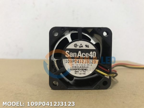 Quạt SANYO DENKI 109P0412J3123, 12VDC, 40x40x28mm