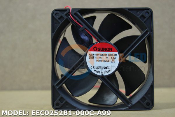 Quạt SUNON EEC0252B1-000C-A99, 24VDC, 120x120x25mm