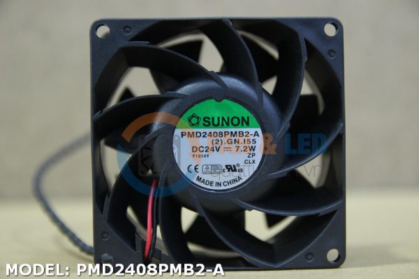 Quạt Sunon PMD2408PMB2-A, 24VDC, 80x80x38mm