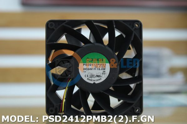 Quạt SUNON PSD2412PMB2(2).F.GN, 24VDC, 120x120x38mm