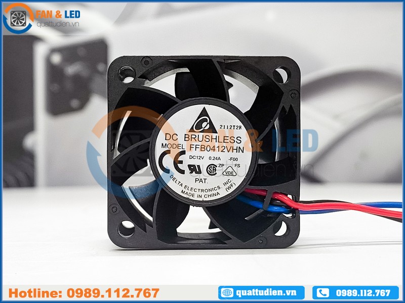 Quạt DELTA FFB0412VHN-F00, 12VDC, 40x40x28mm