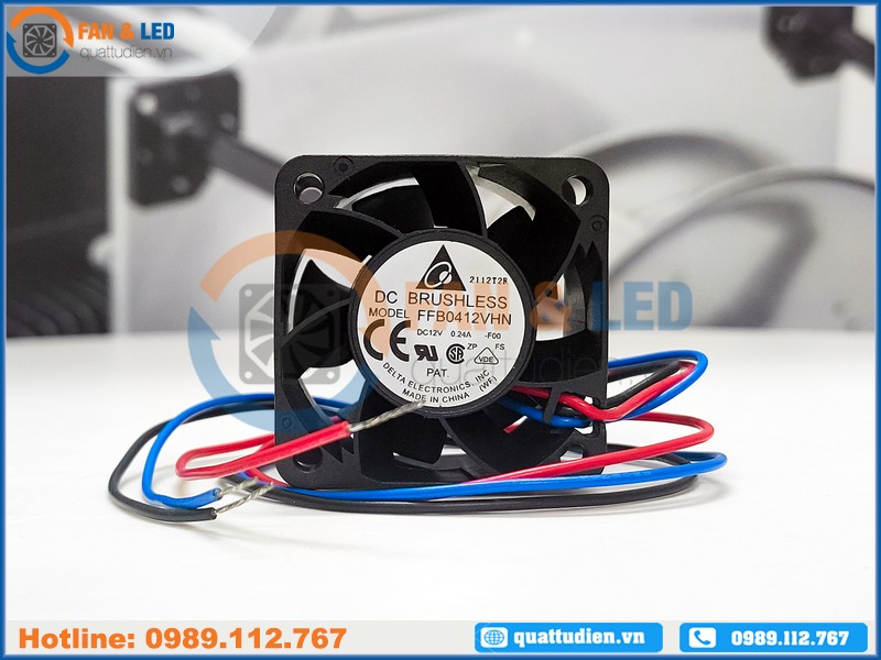 Quạt DELTA FFB0412VHN-F00, 12VDC, 40x40x28mm