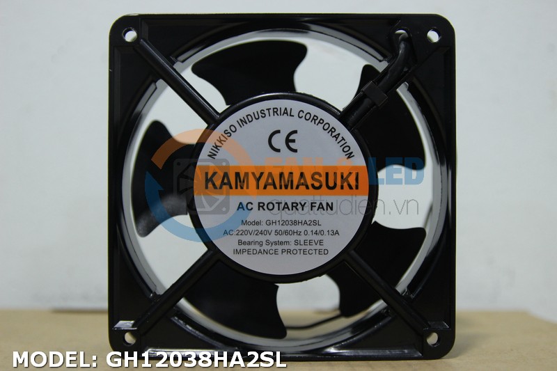 Quạt KAMYAMASUKI GH12038HA2SL, 220-240VAC, 120x120x38mm