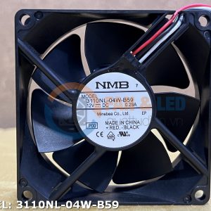 Quạt NMB 3110NL-04W-B59, 12VDC, 80x80x25mm