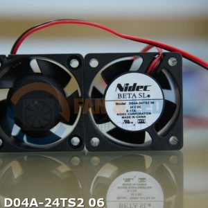 Quạt NIDEC D04A-24TS2 06, 24VDC, 40x40x20mm