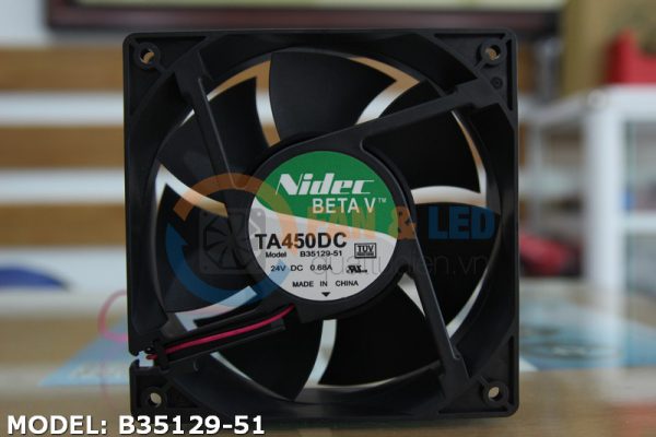 Quạt NIDEC B35129-51, 24VDC, 120x120x38mm