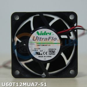 Quạt NIDEC U60T12MUA7-51, 12VDC, 60x60x25mm