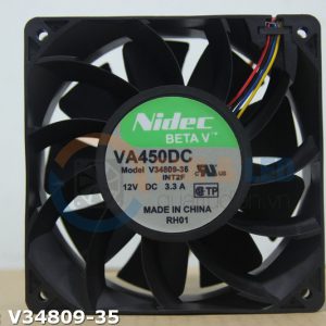 Quạt NIDEC V34809-35, 12VDC, 120x120x38mm