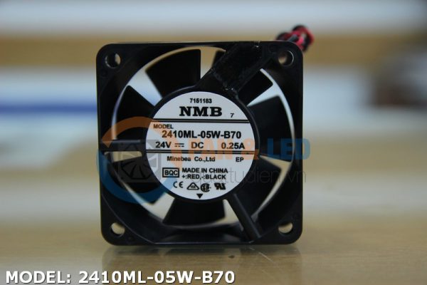 Quạt NMB 2410ML-05W-B70, 24VDC, 60x60x25mm