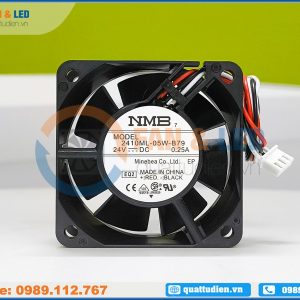 Quạt NMB 2410ML-05W-B79, 24VDC, 60x60x25mm