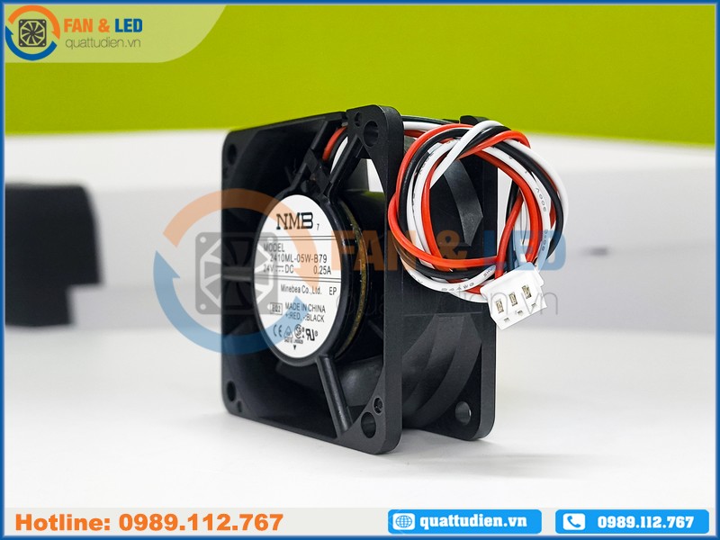 Quạt NMB 2410ML-05W-B79, 24VDC, 60x60x25mm