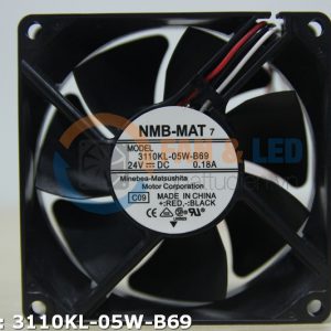 Quạt NMB 3110KL-05W-B69, 24VDC, 80x80x25mm