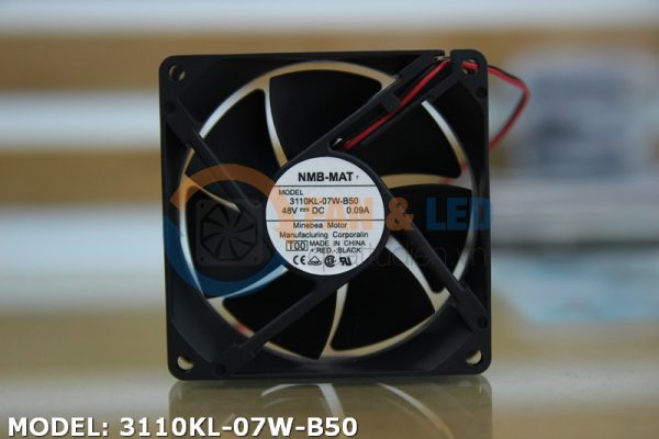 Quạt NMB 3110KL-07W-B50, 48VDC, 80x80x25mm