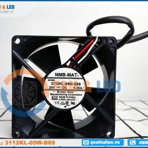 Quạt hút NMB 3112KL-05W-B69, 24VDC, 80x80x32mm