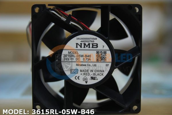 Quạt NMB 3615RL-05W-B46, 24VDC, 92x92x38mm