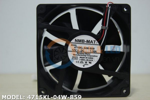 Quạt NMB 4715KL-04W-B59, 12VDC, 120x120x38mm