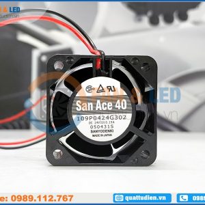 Quạt SANYO DENKI 109P0424G302, 24VDC, 40x40x28mm
