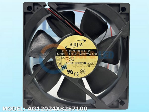 Quạt ADDA AG12024XB257100, 24VDC, 120x120x25mm