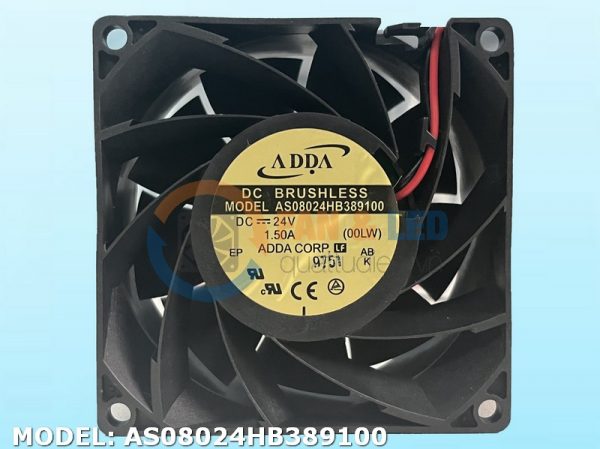 Quạt ADDA AS08024HB389100, 24VDC, 80x80x38mm