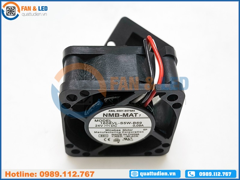 Quạt NMB 1608VL-S5W-B69(A90L-0001-0575#A), 24VDC, 40x40x20mm Quạt NMB 1608VL-S5W-B69(A90L-0001-0575#A), 24VDC, 40x40x20mm