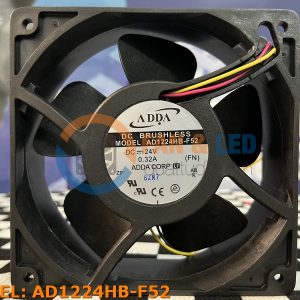Quạt ADDA AD1224HB-F52, 24VDC, 120x120x38mm