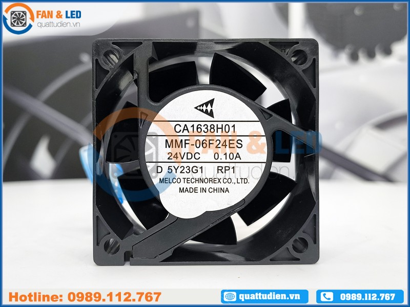 Quạt MELCO MMF-06F24ES RP1, 24VDC, 60x60x25mm