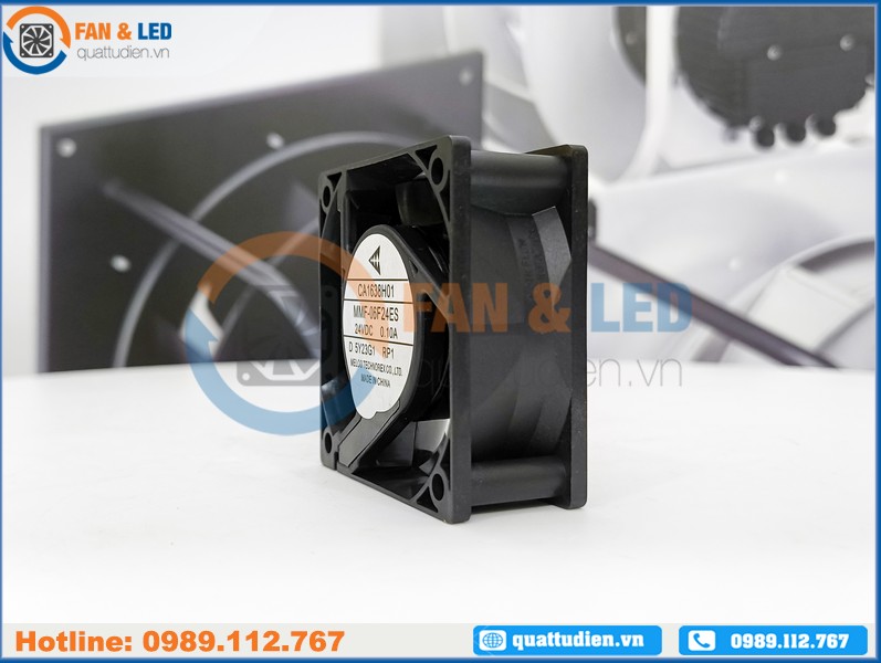 Quạt MELCO MMF-06F24ES RP1, 24VDC, 60x60x25mm Quạt MELCO MMF-06F24ES RP1, 24VDC, 60x60x25mm
